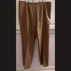 Women's Tan Polyester Pants‎ Size 14 W